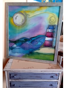 Cuadro Paseo al Faro 2