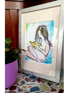 Cuadro Mujer Lectora 2