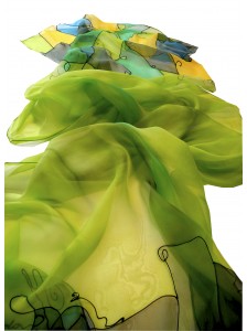 Foulard de Seda Gasa. Mosaico 2