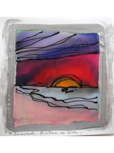 Tarjeta Seda 94. ATARDECER...