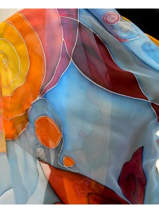 Foulard de Seda Gasa "Sol y...