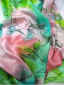 Foulard de Seda "Jardín...