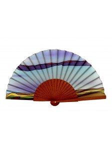 Abanico de Seda "Horizonte...