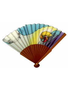 Abanico de Seda "Caracola... 2