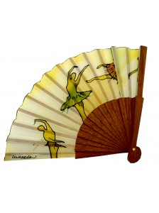 Abanico de Seda "Danza de Luz" 2