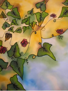 Chal de Seda "Hiedras al...