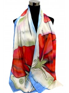 Foulard de Seda "Amapolas... 2