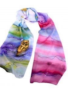 Foulard de Seda "Barca al... 2