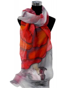 Foulard de Seda Gasa "Tacón" 2