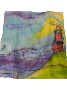 Pañuelo de Seda "El Faro...