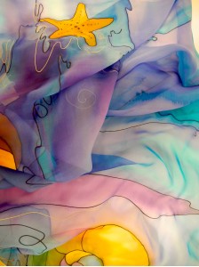 Foulard de Seda "Caracola y...