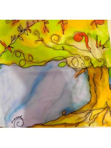 Pañuelo de Seda "El Árbol" 2