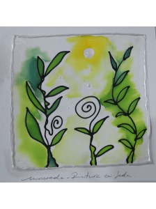 Tarjeta de Seda 141. Elegancia