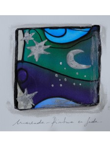Tarjeta de Seda 142. Noche...